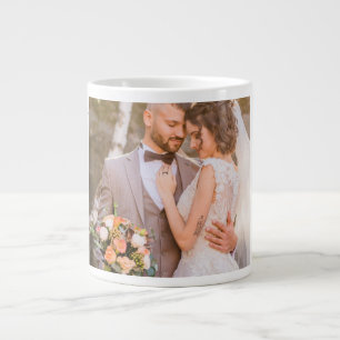 Personalised Custom Couple Photo Large Coffee Mug