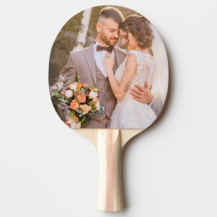 Personalised Custom Couple Photo Ping Pong Paddle