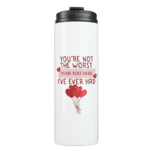 Personalised Custom Cute Valentines Day Thermal Tumbler