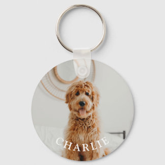Personalised Custom Dog Pet Photo Keepsake Key Ring