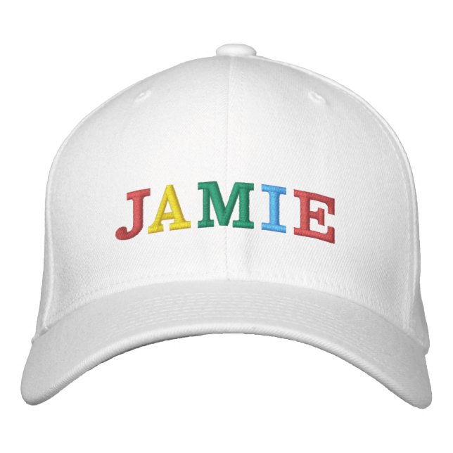 Personalised Custom Embroidered Name Hat (Front)