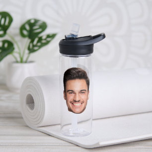 Personalised Custom Face Water Bottle