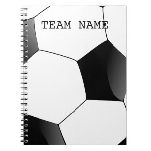 Personalised Custom Football Spiral Notebook