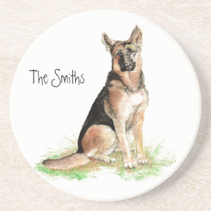 Personalised Custom German Shepherd Coaster