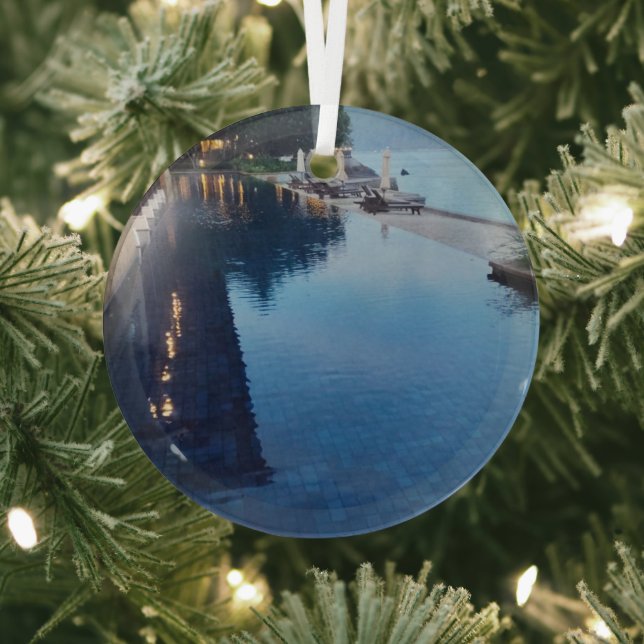 Personalised Custom Glass Tree Decoration (Insitu)