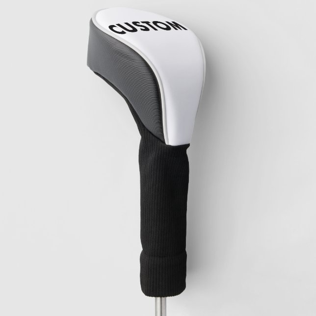 Personalised Custom Golf Club Driver Headcover (Angled)