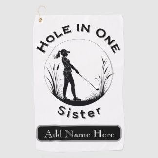 Personalised Custom Golf Hole in 1 Towel