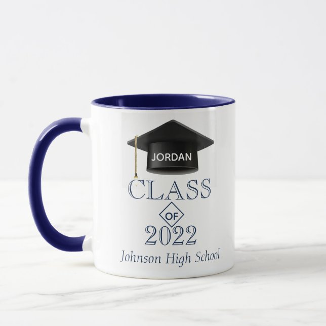 Personalised Custom graduation  mug (Left)