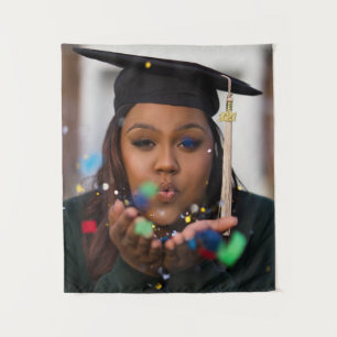 Personalised Custom Graduation Photo Tapestry