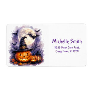 Personalised Custom Halloween Bats with Pumpkin