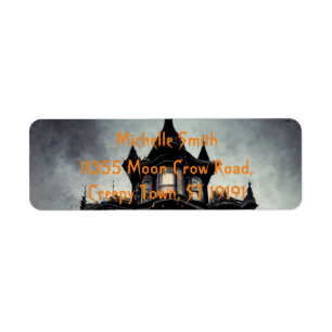 Personalised Custom Halloween Label