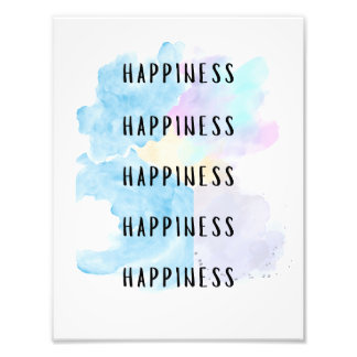 Personalised Custom happiness Photo Print