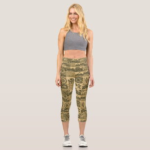 Personalised Custom High Waisted Yoga Capris