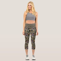 Personalised Custom High Waisted Yoga Capris