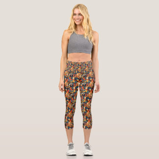 Personalised Custom High Waisted Yoga Capris