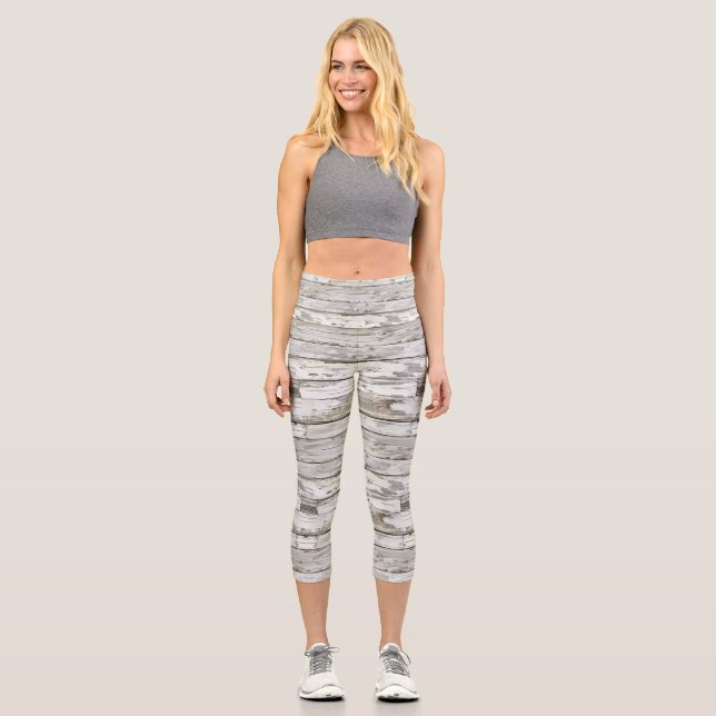 Personalised Custom High Waisted Yoga Capris (Front)