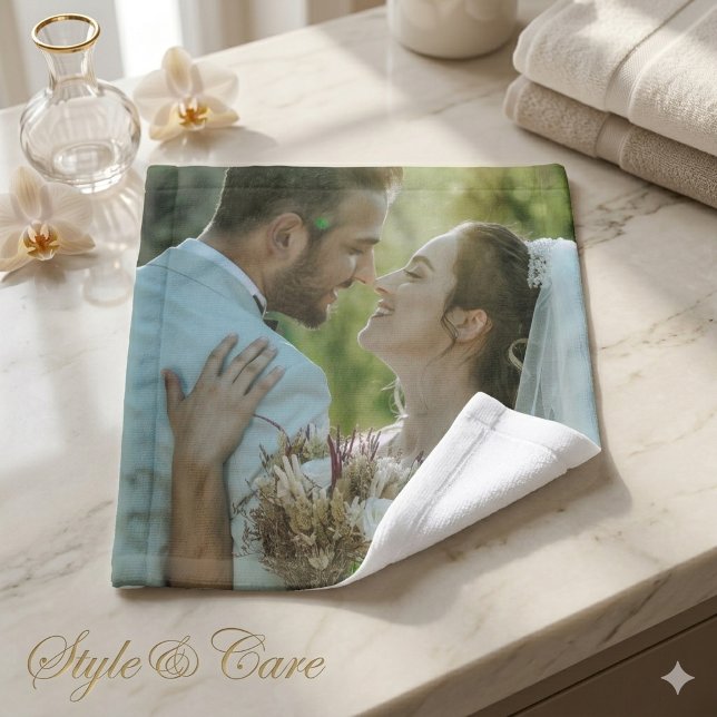 Personalised Custom Image Soft Wash Cloth Twl Gift (Personalized Custom Image Soft Wash Cloth Twl Gift)