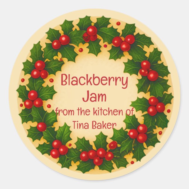 Personalised Custom Labels Holiday (Front)