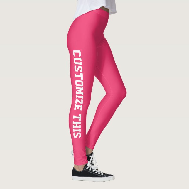 Personalised Custom Leggings for Women (Right)