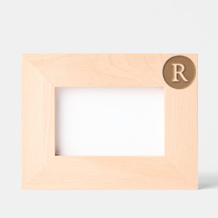 Personalised Custom Letter Monogram Etched Frames