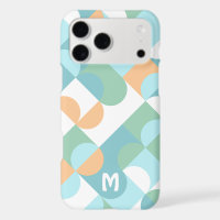 Personalised Custom Light Teal Blue Green Retro