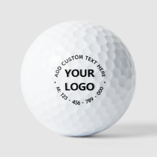 Personalised Custom Logo and Text Golf Balls Stamp