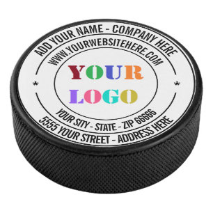 Personalised Custom Logo and Text Hockey Puck