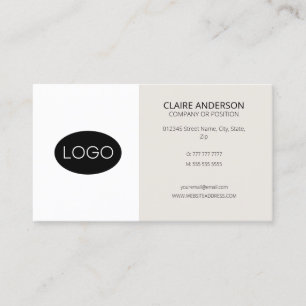 Personalised, Custom Logo Business Card