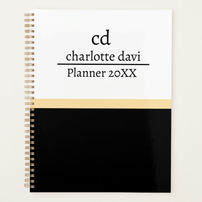 Personalised Custom Logo Name Business Office Planner (Front)