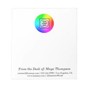 Personalised Custom Logo Office Branding Notepad
