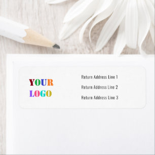 Personalised Custom Logo Return Address Labels