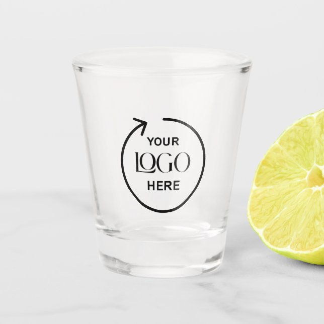 Personalised Custom Logo Shot Glass (Front)