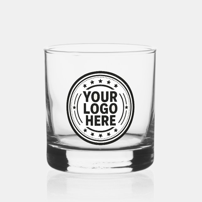 Personalised Custom Logo Whiskey Glass (Front)