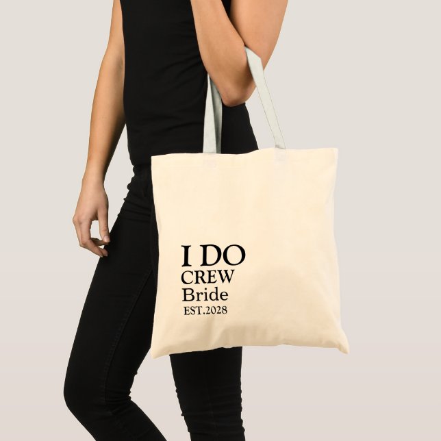 Personalised Custom Love in Full Bloom Bride Tote Bag (Front (Product))