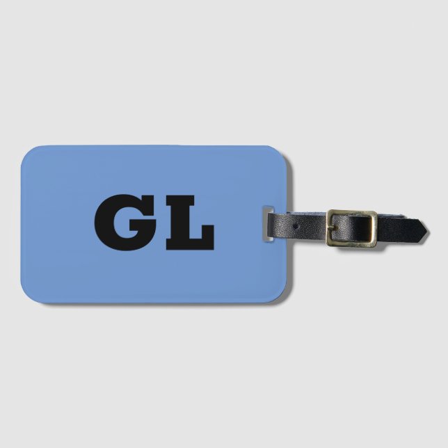 Personalised/Custom Luggage Tag (Front Horizontal)