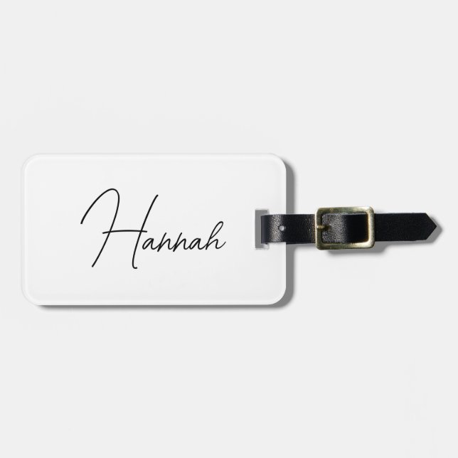 Personalised | Custom Luggage Tag|Bride Gift | Bri Tag (Front Horizontal)