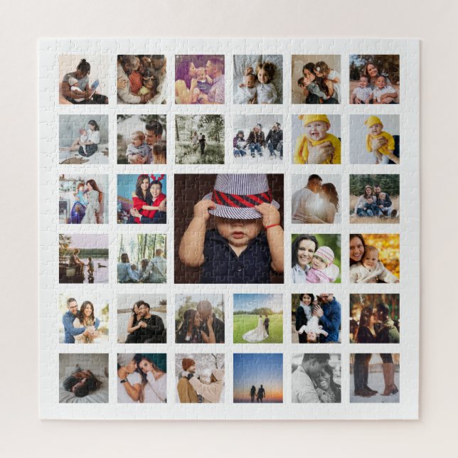 Personalised Custom Made Collage Jigsaw Puzzle (Vertical)
