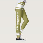 Personalised Custom Made Leggings<br><div class="desc">Easy to Personalise Custom Made leggings from Ricaso - add your own text - change the background colour and text colour and font by clicking on customise</div>