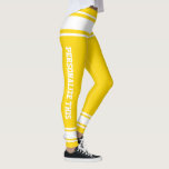 Personalised Custom Made Leggings<br><div class="desc">Easy to Personalise Custom Made leggings from Ricaso - add your own text - change the background colour and text colour and font by clicking on customise</div>