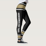 Personalised Custom Made Leggings<br><div class="desc">Easy to Personalise Custom Made leggings from Ricaso - add your own text - change the background colour and text colour and font by clicking on customise</div>
