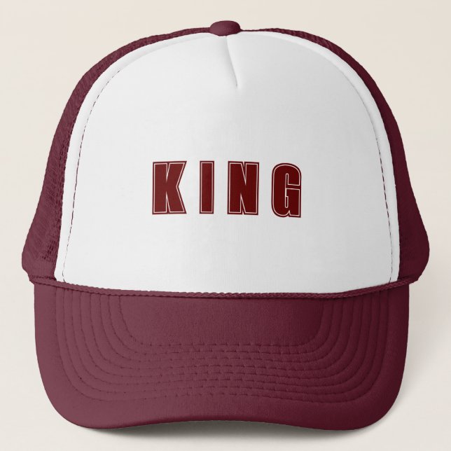 Personalised Custom Maroon Colour Trucker Hats Cap (Front)