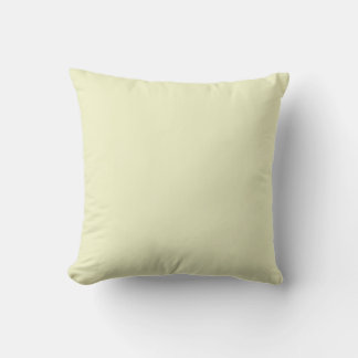 Personalised Custom Minimal Monogram Cream Pillow. Cushion