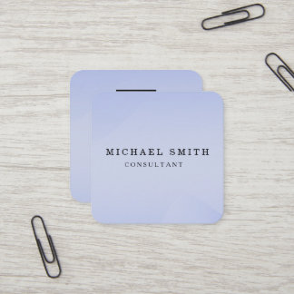 Personalised Custom Minimalist Modern QR Code Logo Square Business Card