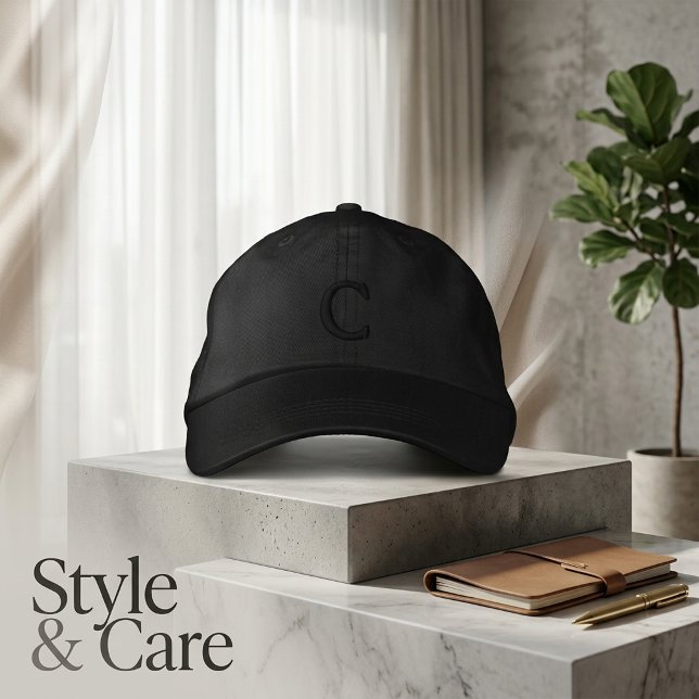 Personalised Custom Monogram Embroidered Hat (Personalized Custom Monogram Embroidered Baseball Cap)