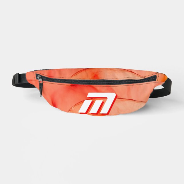 Personalised Custom Monogram Fanny Pack for Travel (Front)