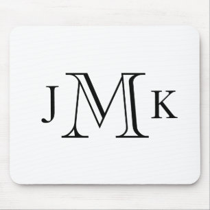 Personalised Custom Monogram  Mouse Pad