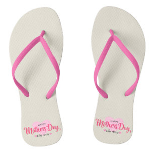 Personalised Custom Mother's Day   Flip Flops