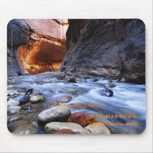 Personalised, Custom Mouse Pad, Zion Narrows Mouse Pad