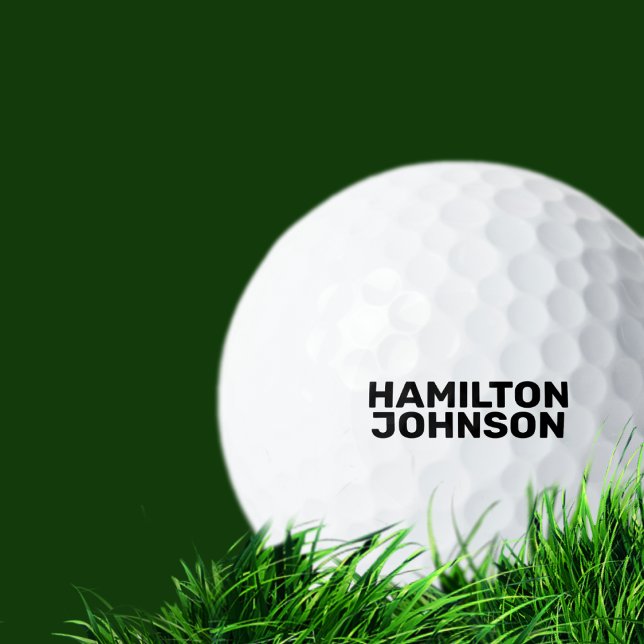 Personalised Custom Name Branded Golf Balls (Creator Uploaded)