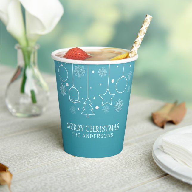 Personalised Custom Name Christmas | Paper Cup (Insitu)